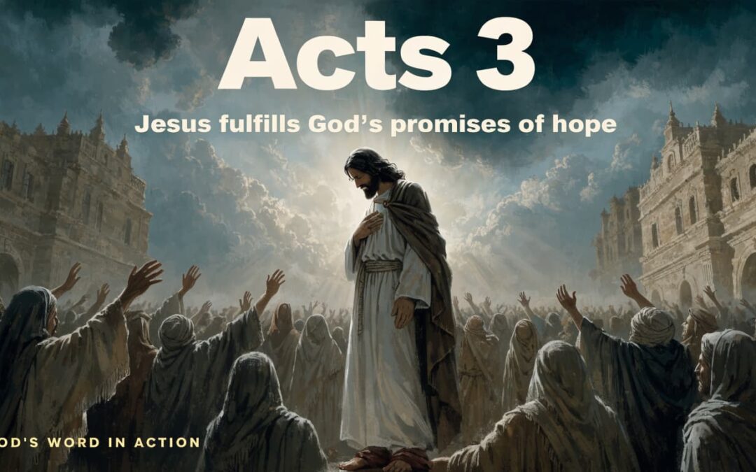 Biblical Prophecy: Acts 3 Jesus Fulfills God's Promises of Hope