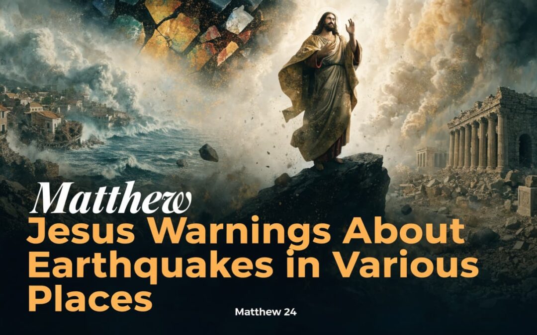 Earthquakes in Various Places: Jesus' Powerful Warning - Matthew 24
