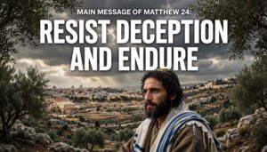 Main Message Of Matthew 24: Resist Deception and Endure
