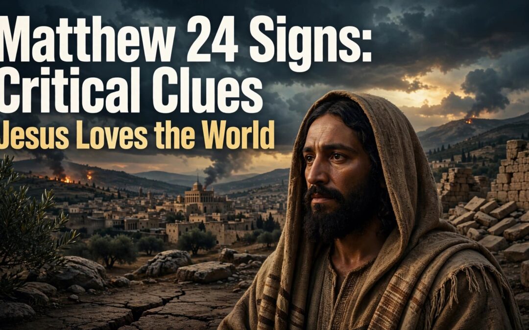 Matthew 24 Signs: Critical Clues Jesus Loves the World