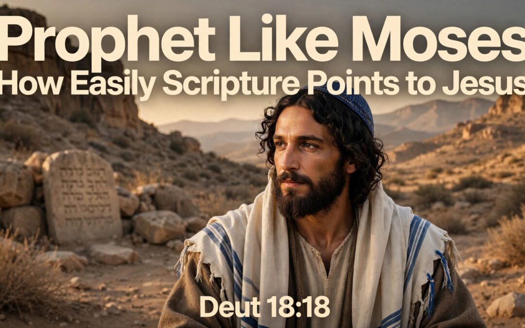 Prophet Like Moses: How Easily Scripture Points to Jesus - Deut 18:18
