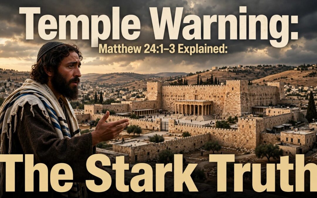 Temple Warning: Matthew 24:1–3 Explained: The Stark Truth